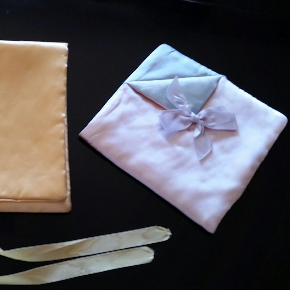 Vintage Satin Pouches - 1940's